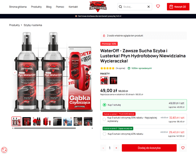 CraftCleaners - Karta produktu