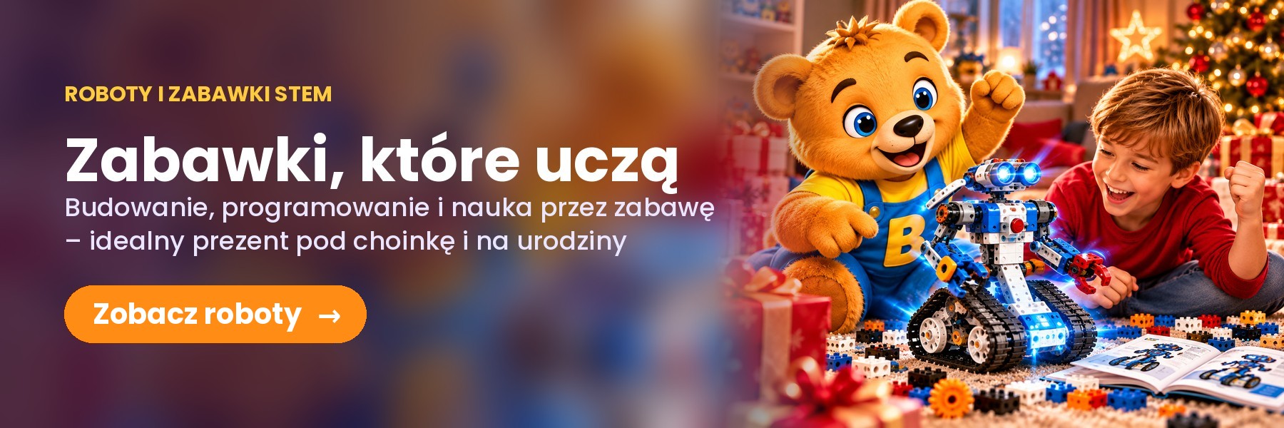 Zabawki, które uczą - roboty i zabawki STEM