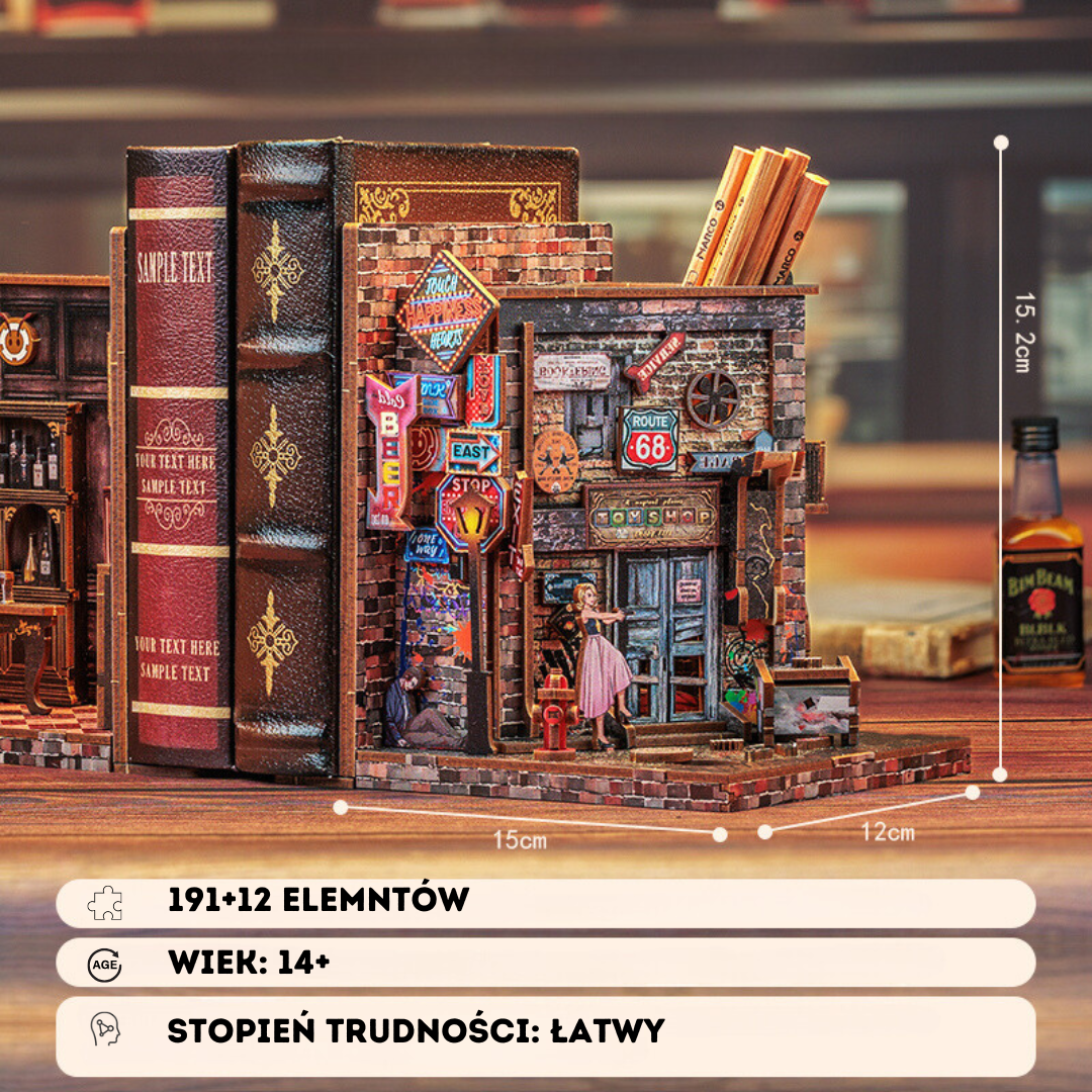 Podpórki DIY The Long Goodbye — wymiary zestawu