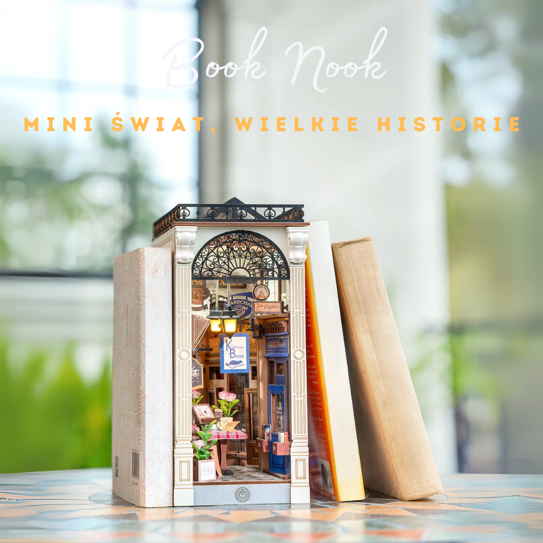 Arcade Dating book nook — close-up detail of DIY nook kit, handcrafted miniature for bookshelf