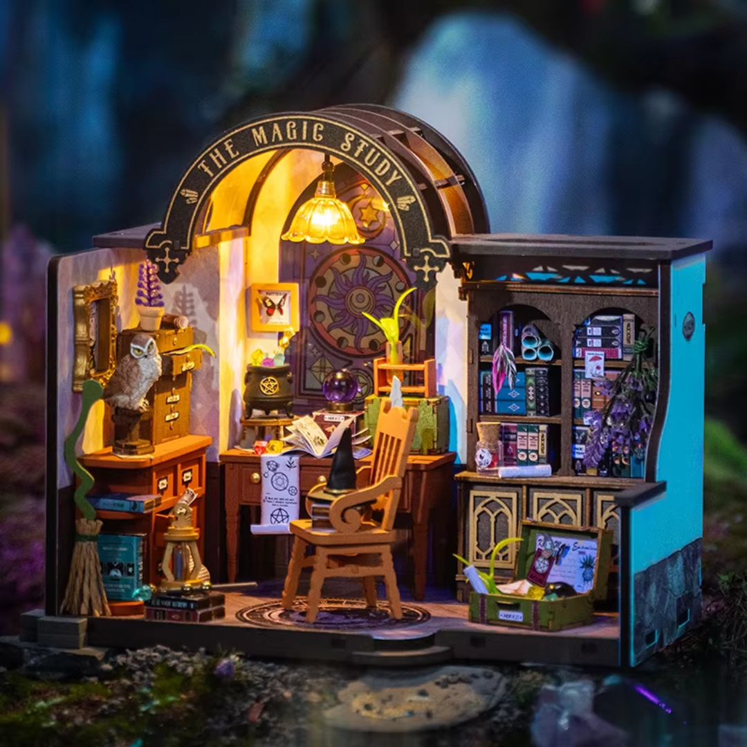Magiczne Studio – miniaturowy domek, puzzle 3D (3D puzzle), model 3D do złożenia