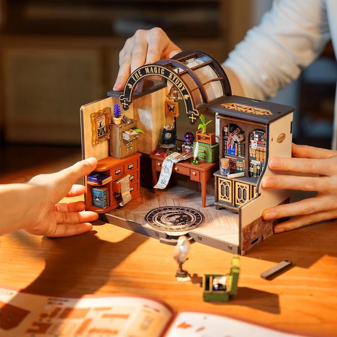 Magiczne Studio – miniaturowy domek jako prezent, puzzle 3D