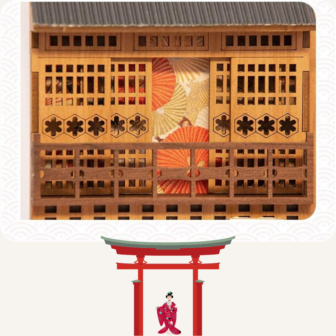 Book Nook Japoński Styl – detal 1