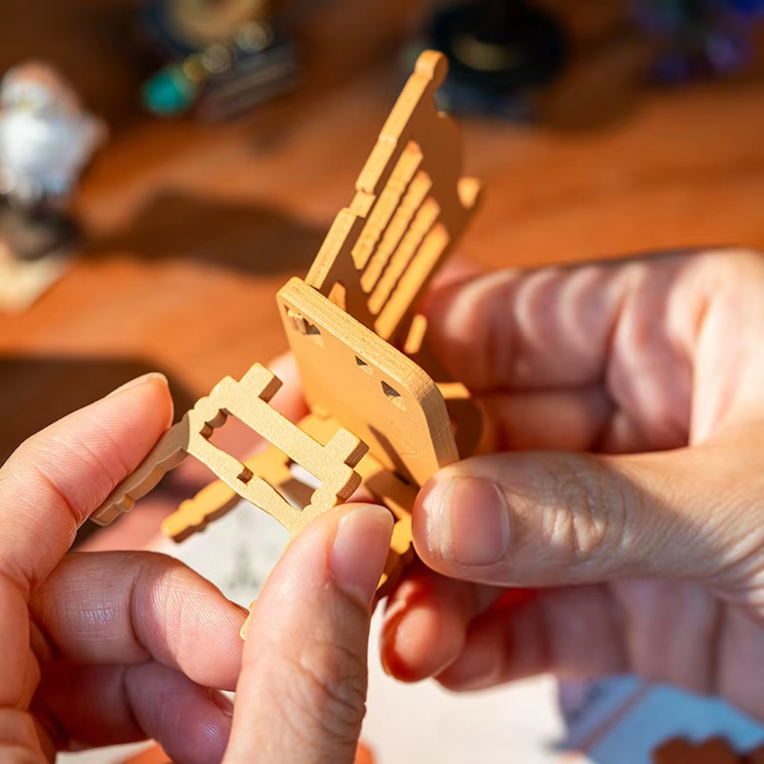 Magiczne Studio – półki i rekwizyty, puzzle 3D