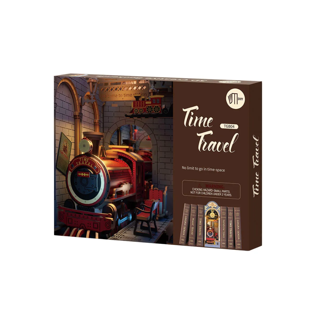 Time Travel — gotowy model dekoracyjny na półce, bookshelf insert