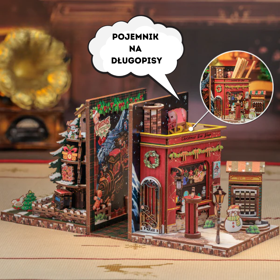 Zestaw podpórek — elementy wycinane laserowo, świąteczne akcenty