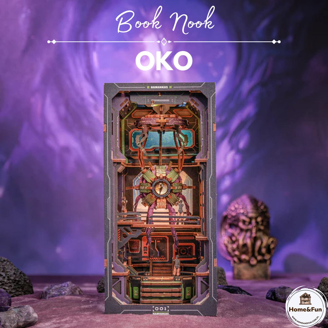 Book Nook Oko – miniaturowy domek DIY, puzzle 3D (3D puzzle) science fiction