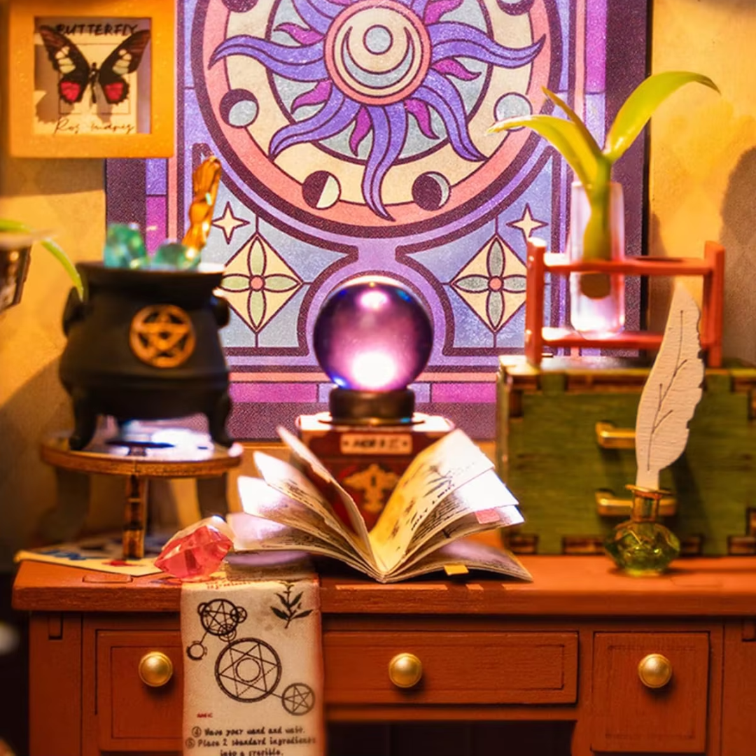 Elementy zestawu – Magiczne Studio, puzzle 3D bez kleju