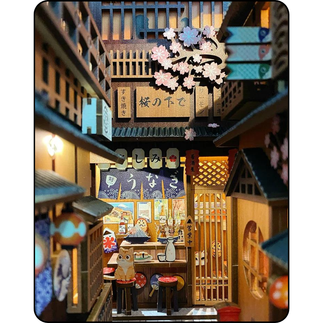 Book Nook Japoński Styl – detal 3