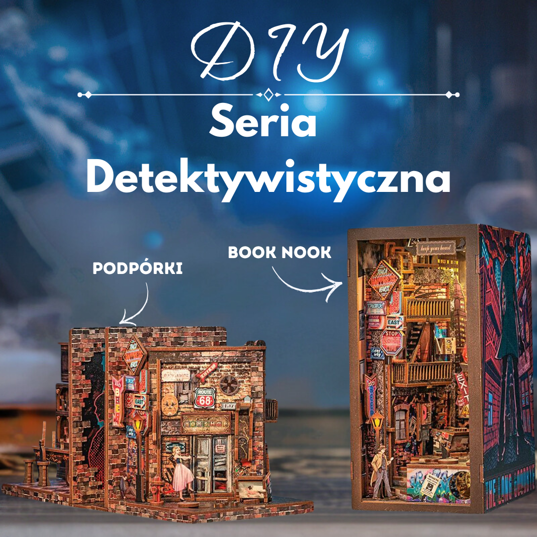 Podpórki DIY The Long Goodbye — zbliżenie detali i tekstur