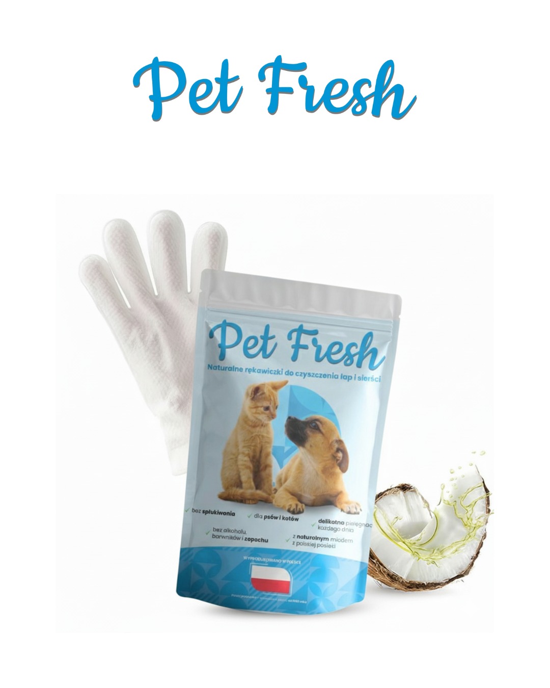 PetFresh Rękawice Pielęgnacyjne